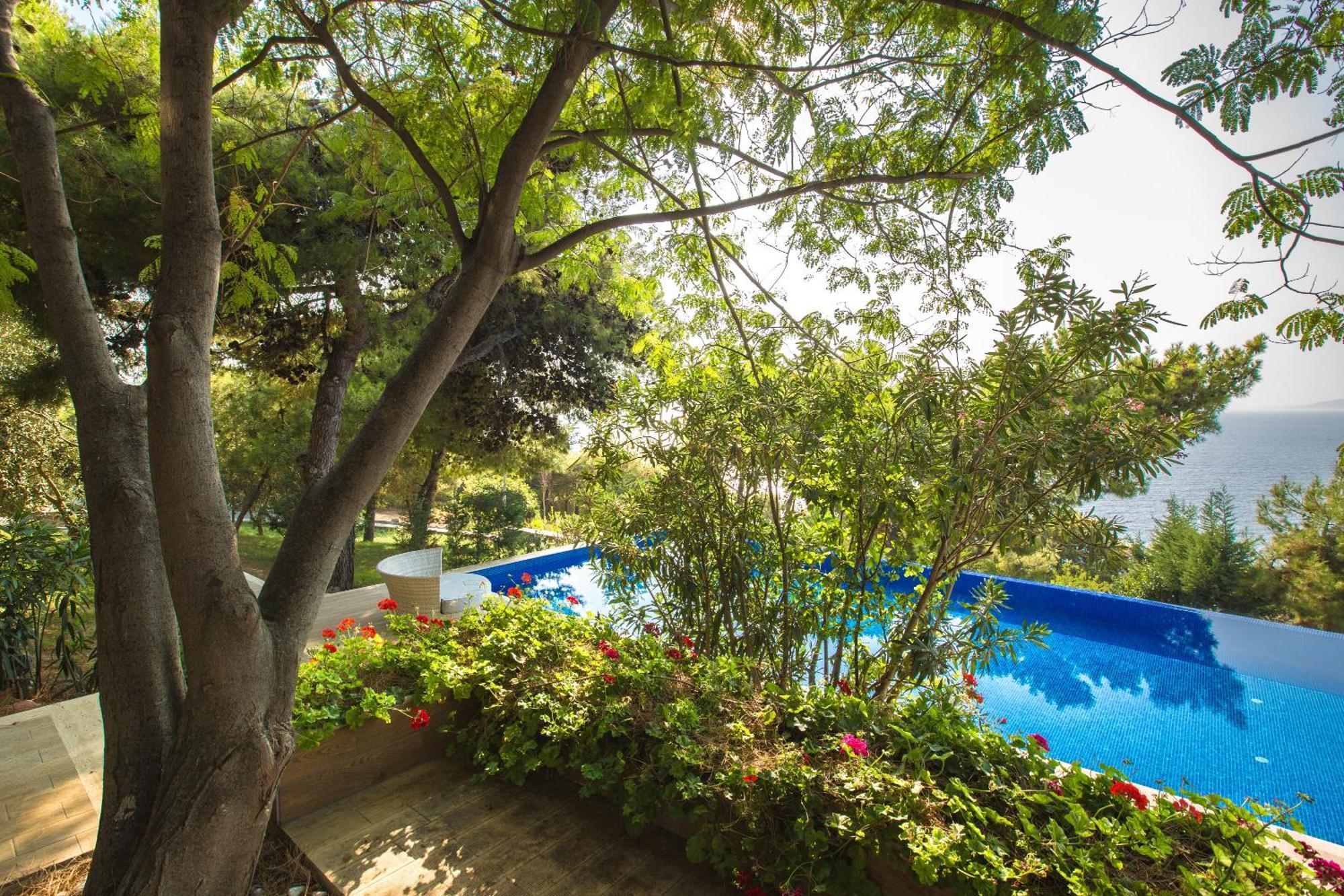 Pine Bay Holiday Resort Kusadasi Ruang foto The pool at the hotel
